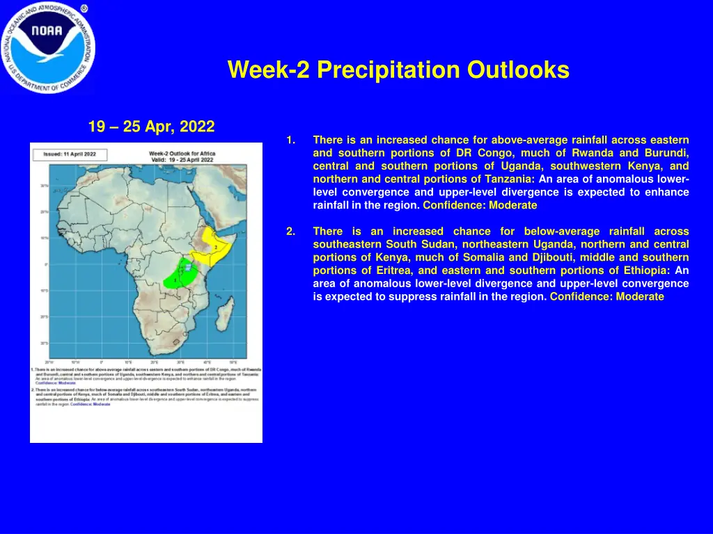 week 2 precipitation outlooks