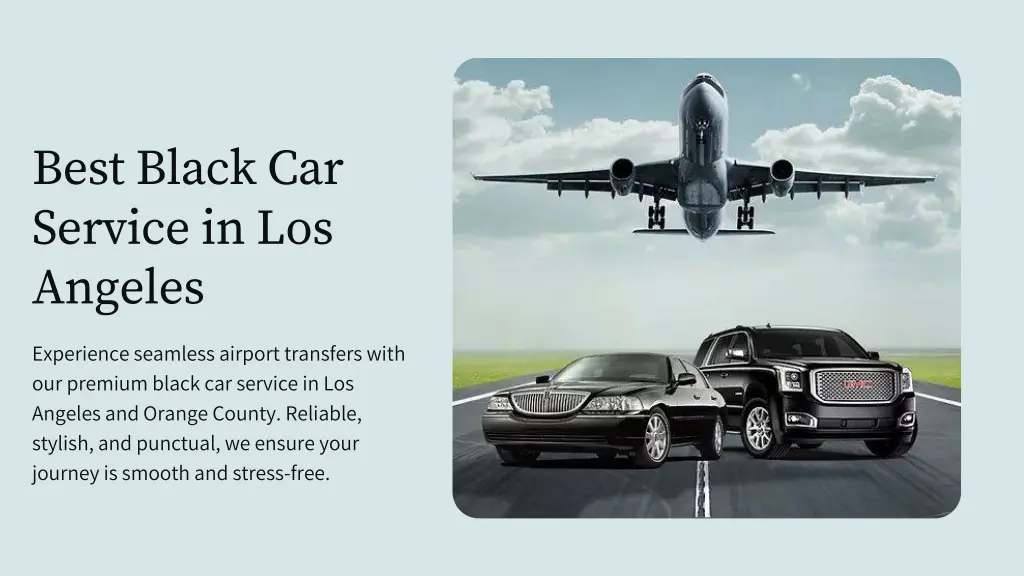 best black car service in los angeles