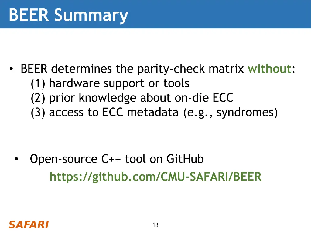 beer summary