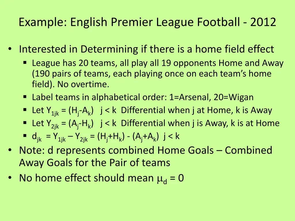 example english premier league football 2012