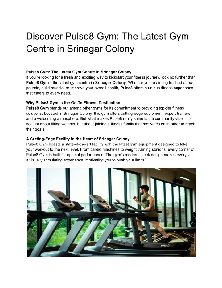 discover pulse8 gym the latest gym centre