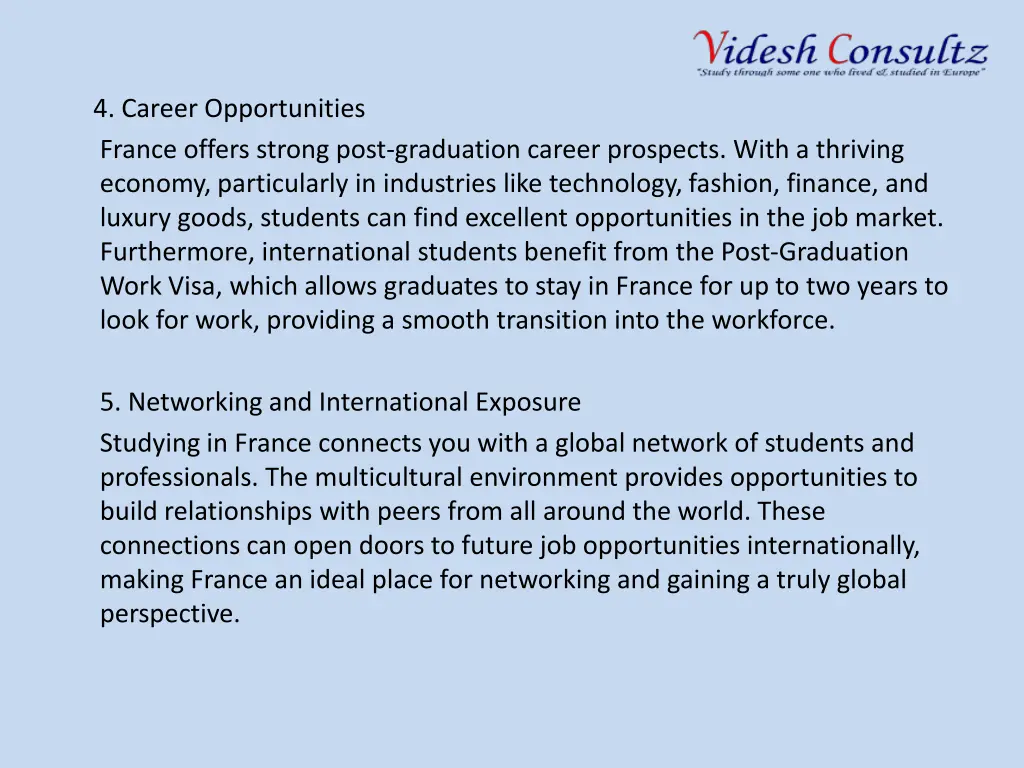 4 career opportunities france offers strong post