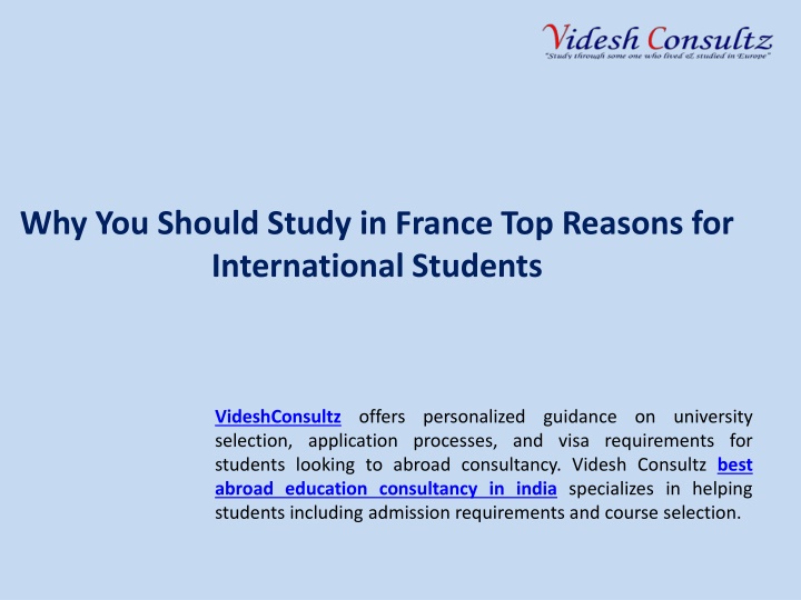 why you should study in france top reasons
