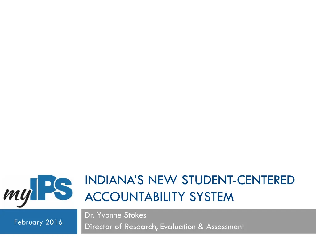 indiana s new student centered accountability