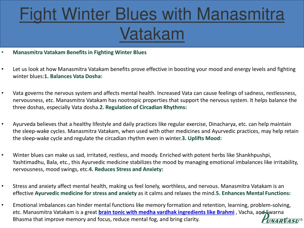 fight winter blues with manasmitra vatakam 2