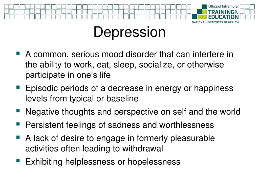 depression