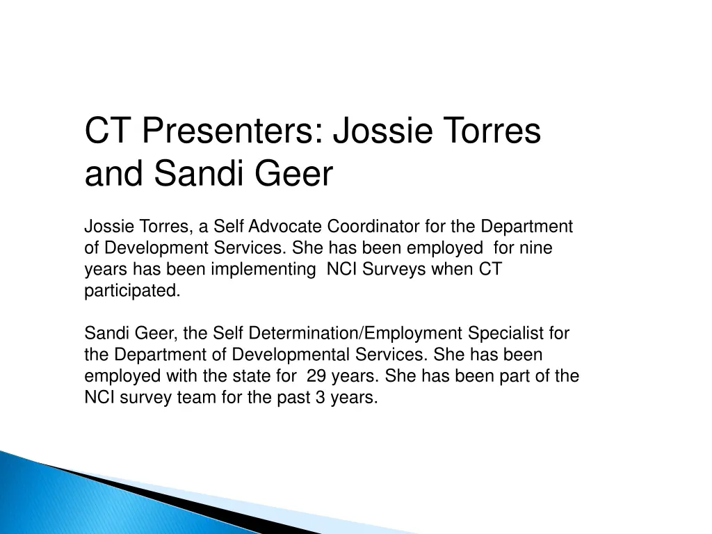 ct presenters jossie torres and sandi geer