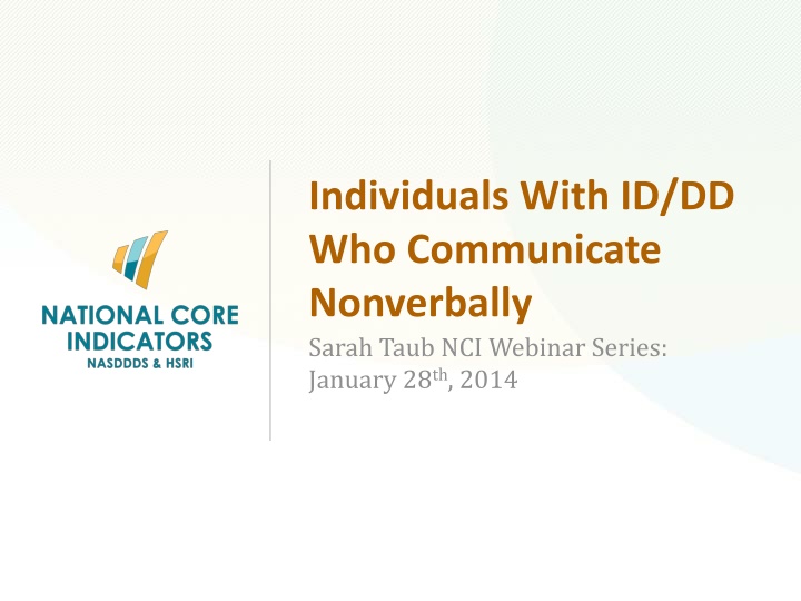 individuals with id dd who communicate