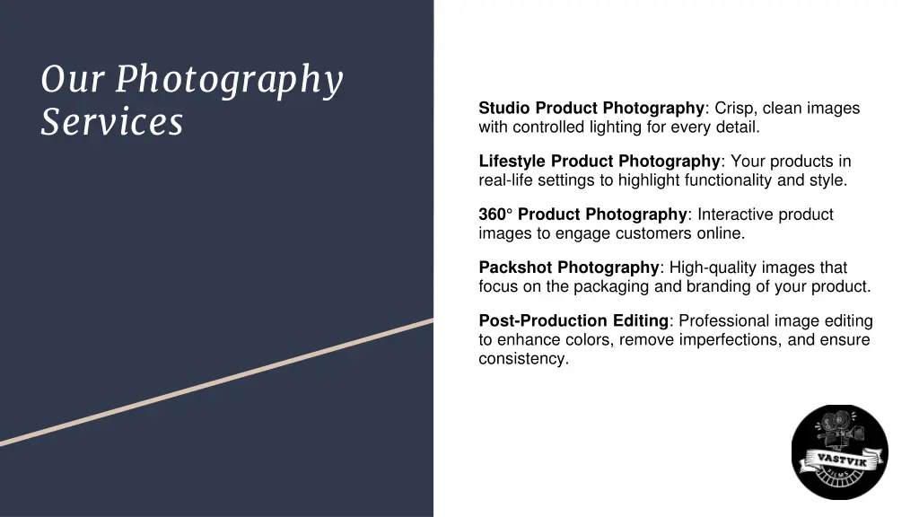 our photography services