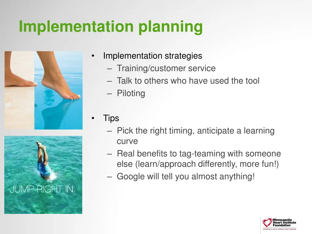 implementation planning