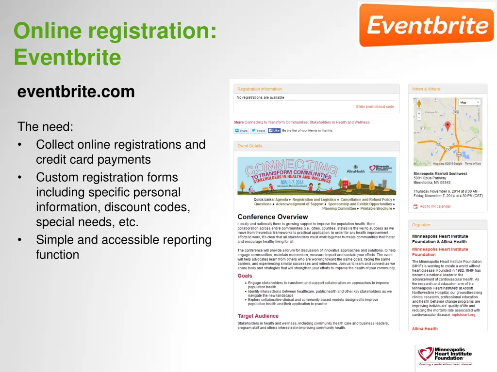 online registration eventbrite