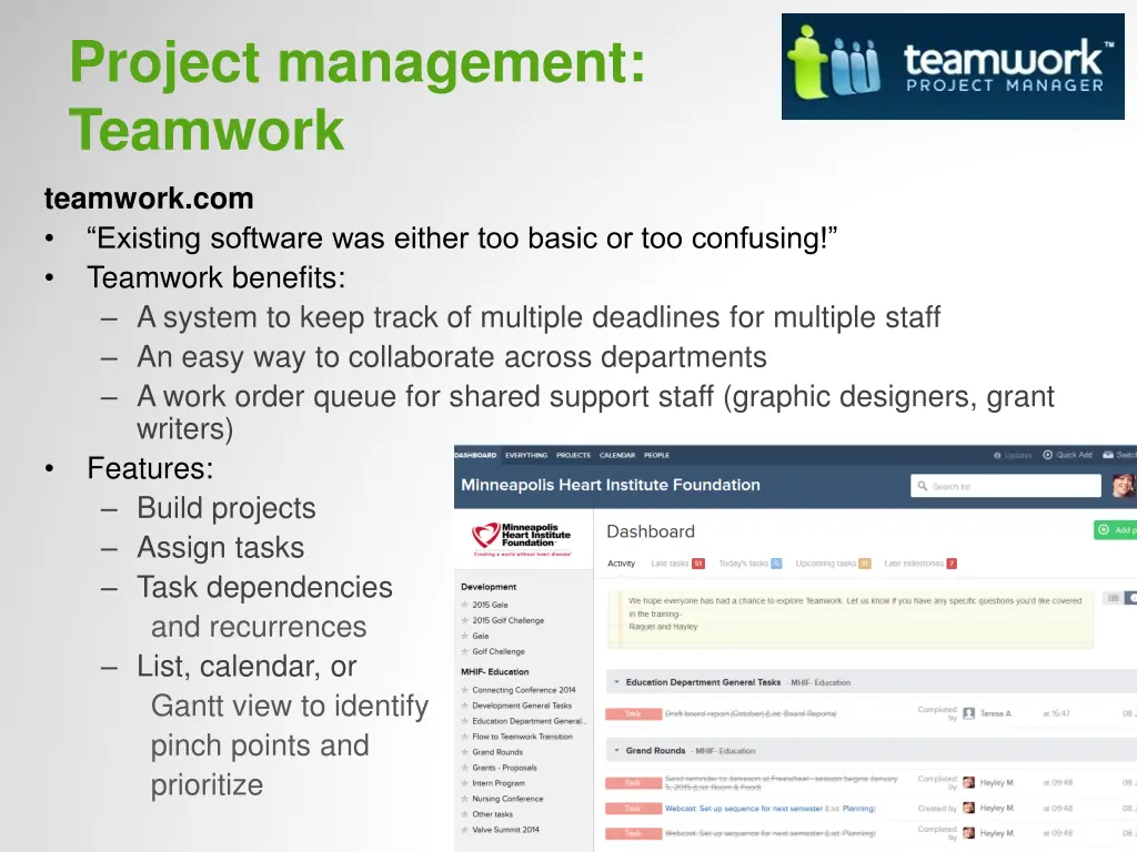 project management teamwork