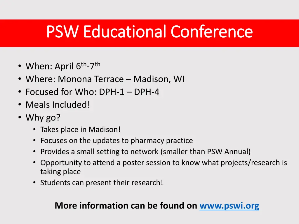 psw educational conference psw educational