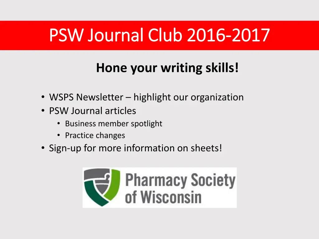 psw journal club 2016 psw journal club 2016 2017