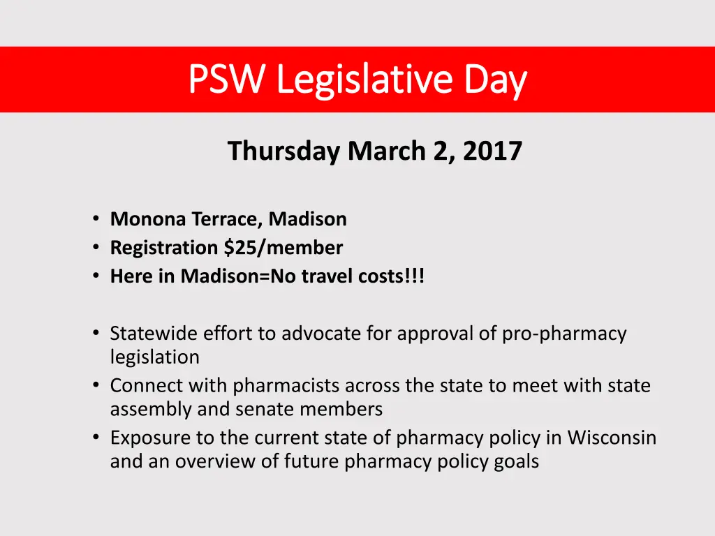 psw legislative day psw legislative day