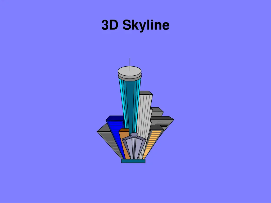 3d skyline