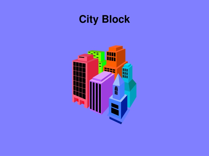 city block