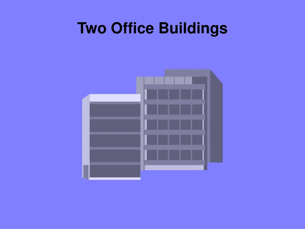 two office buildings