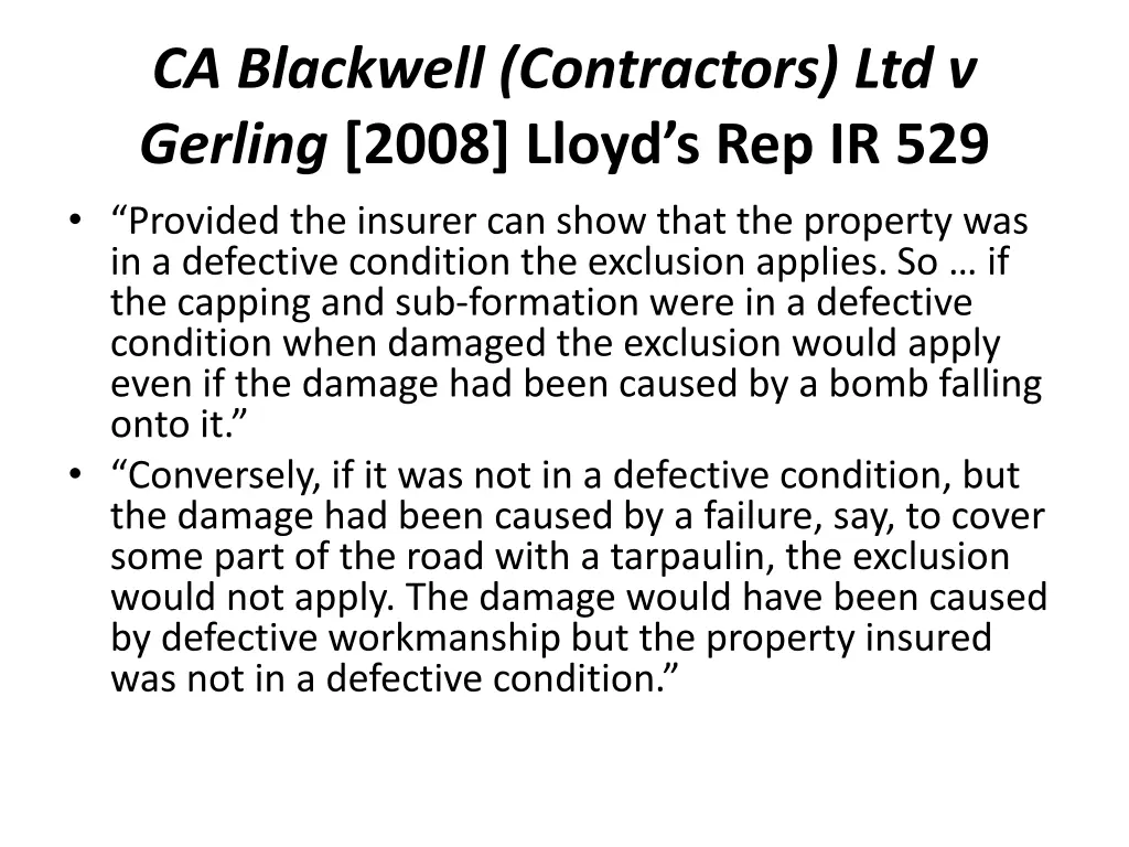 ca blackwell contractors ltd v gerling 2008 lloyd 3