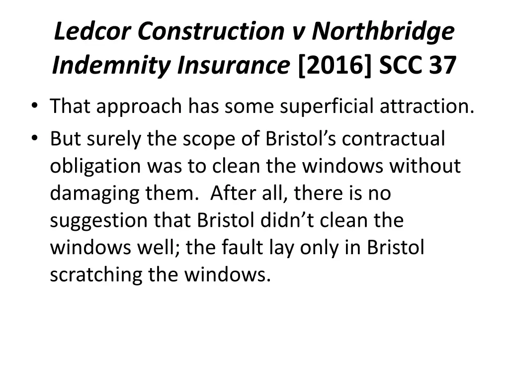 ledcor construction v northbridge indemnity 5