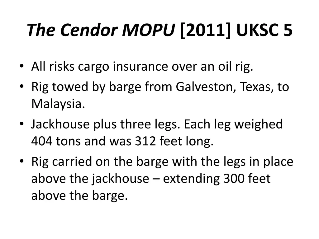 the cendor mopu 2011 uksc 5