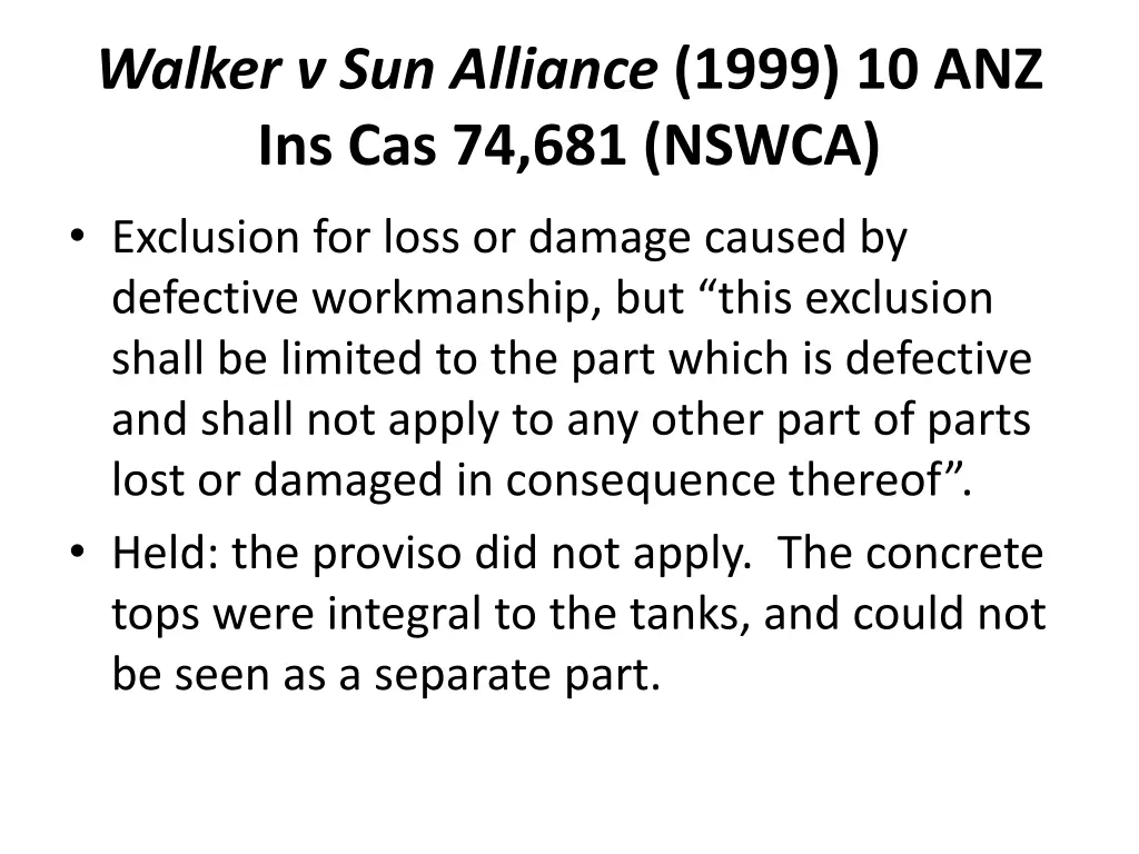 walker v sun alliance 1999 1