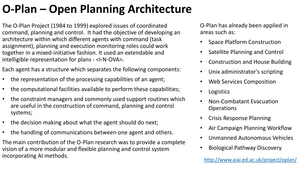 o plan open planning architecture