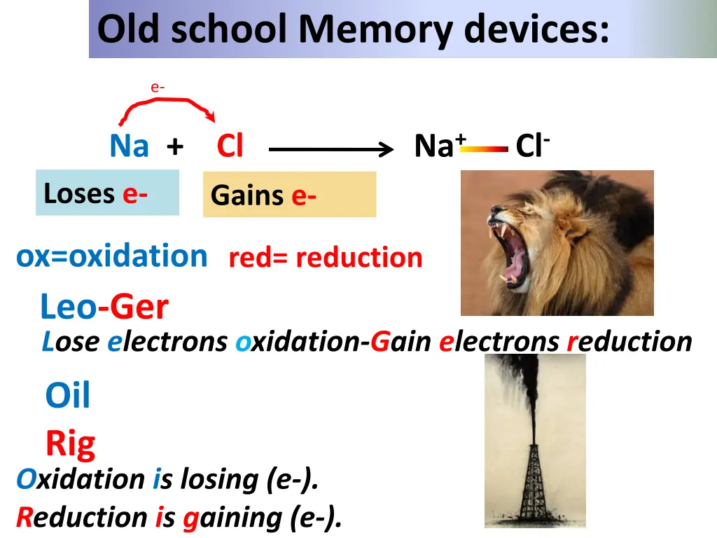 old school memory devices