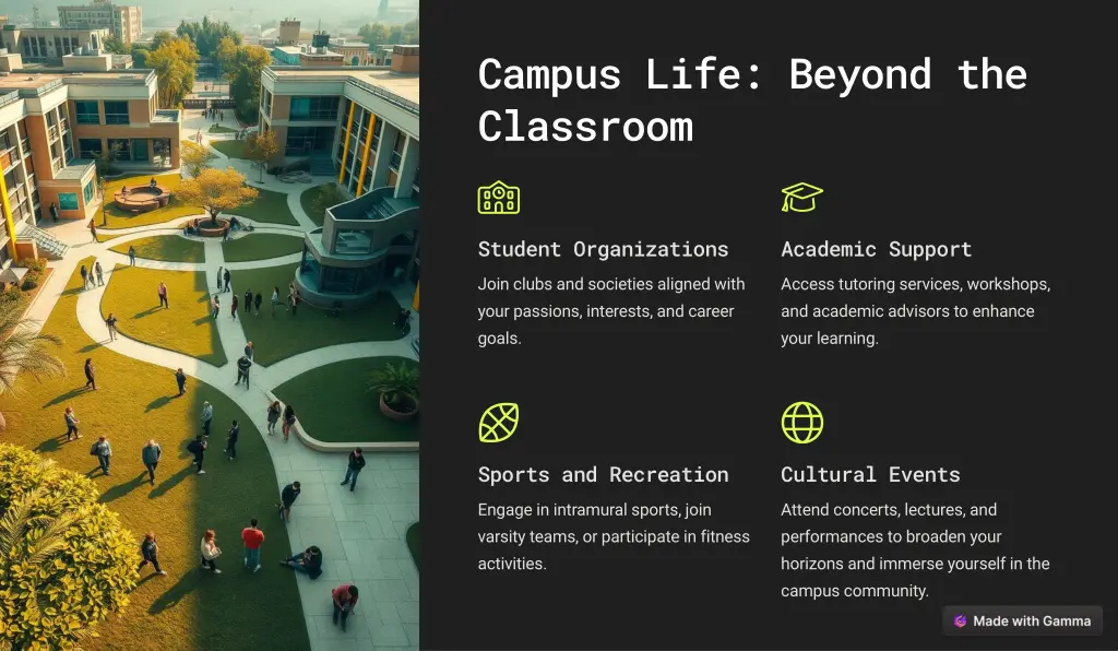 campus life beyond the classroom