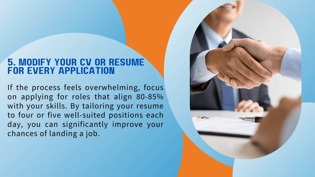 5 modify your cv or resume for every application