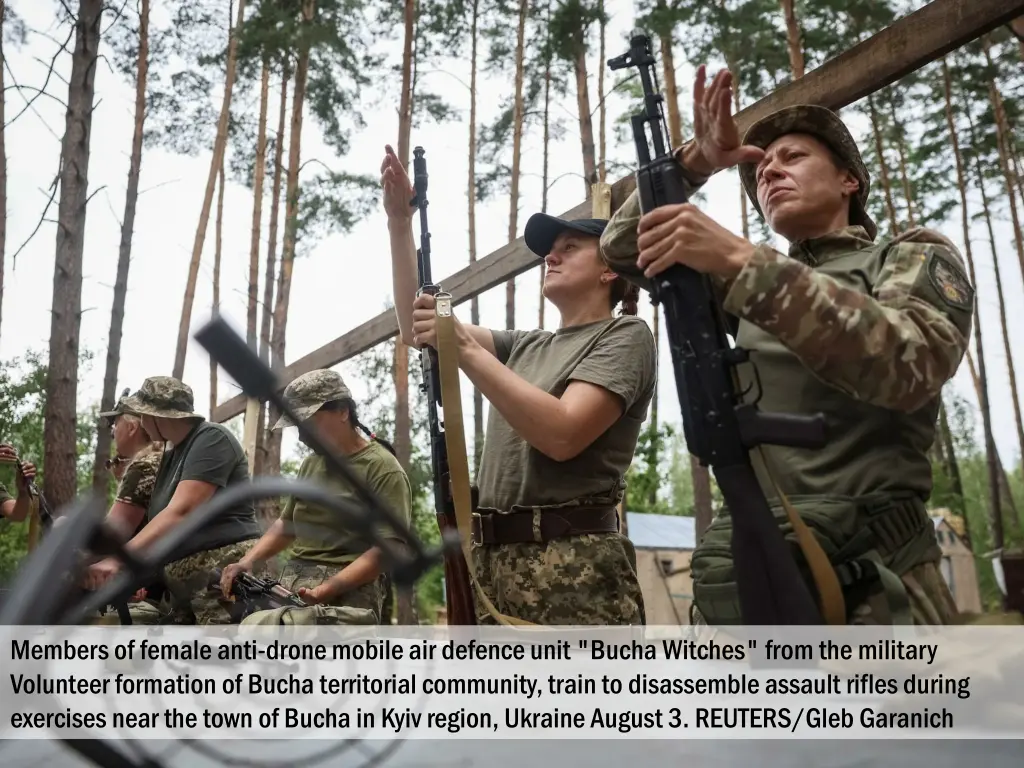 members of female anti drone mobile air defence 2