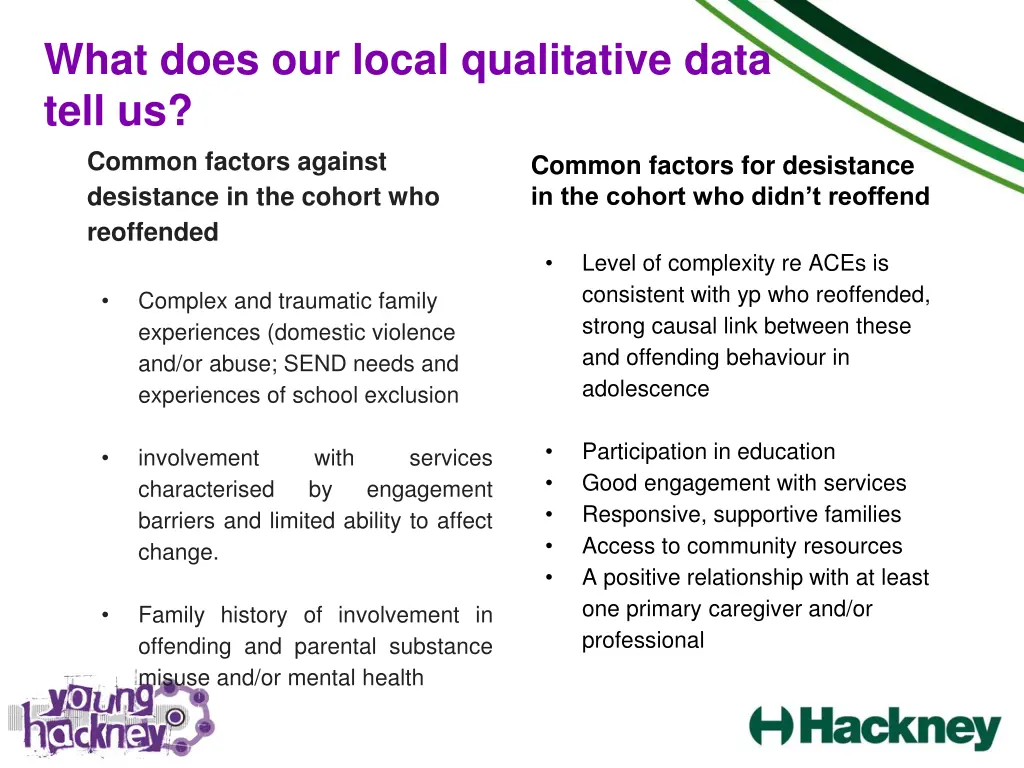 what does our local qualitative data tell