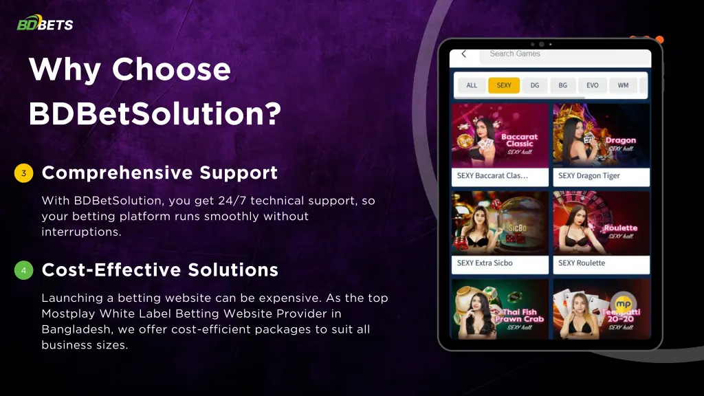 why choose bdbetsolution 1