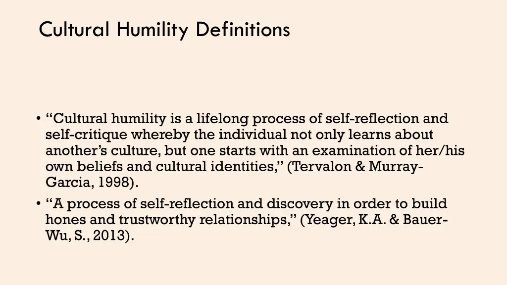 cultural humility definitions