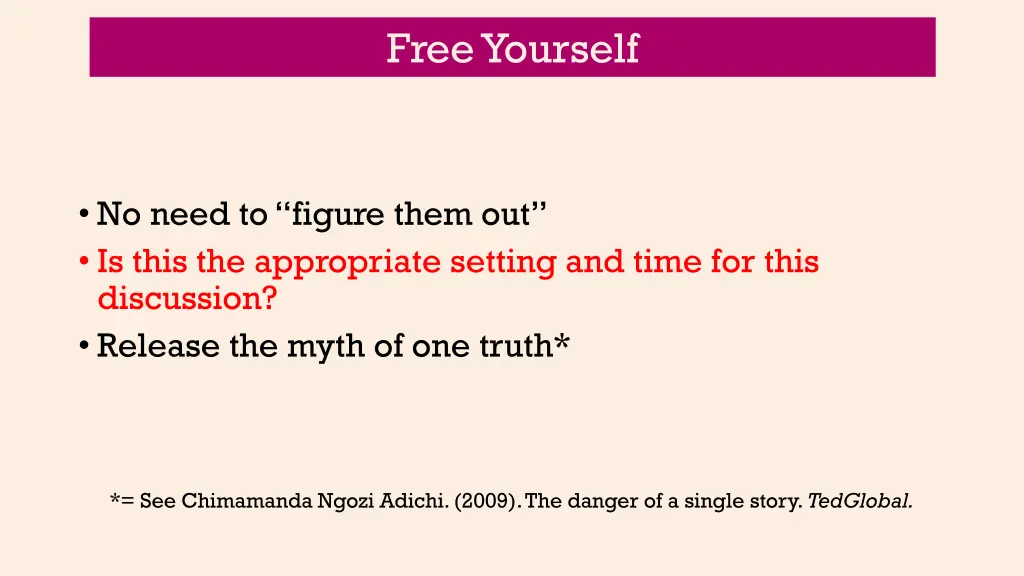 free yourself