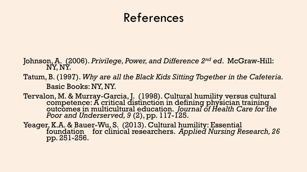 references