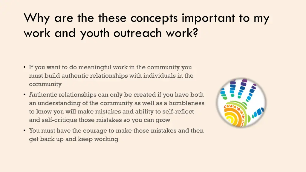 why are the these concepts important to my work