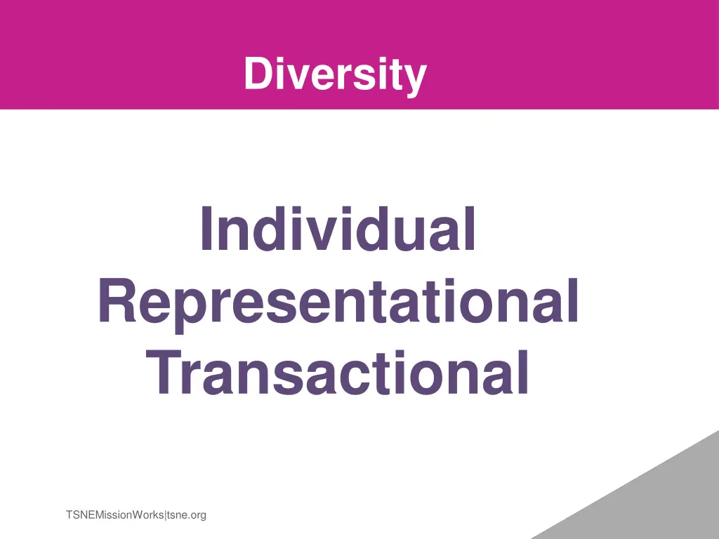 diversity