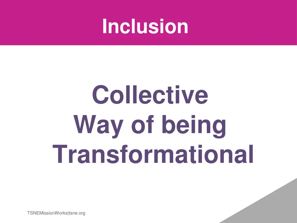 inclusion
