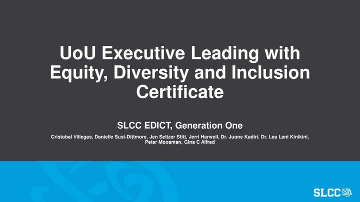 uou executive leading with equity diversity