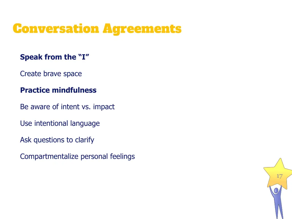 conversation agreements