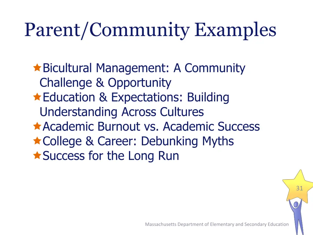 parent community examples