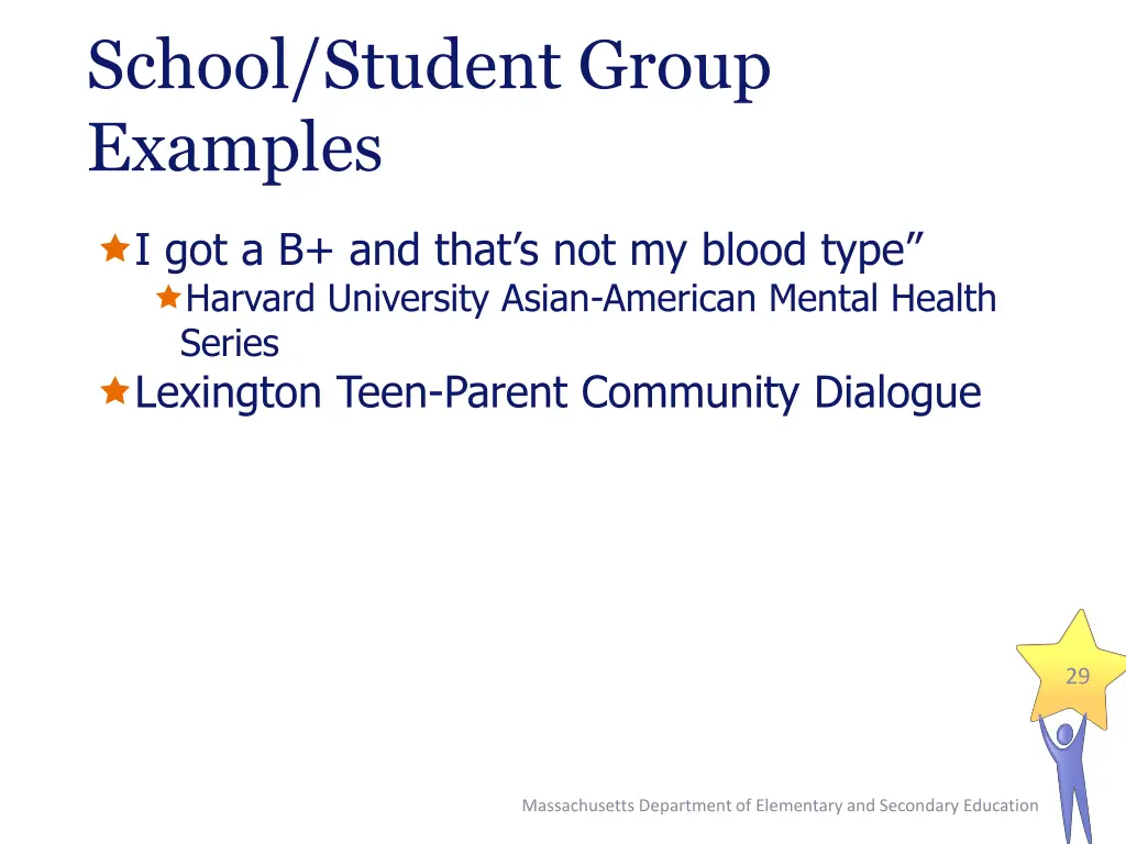 school student group examples