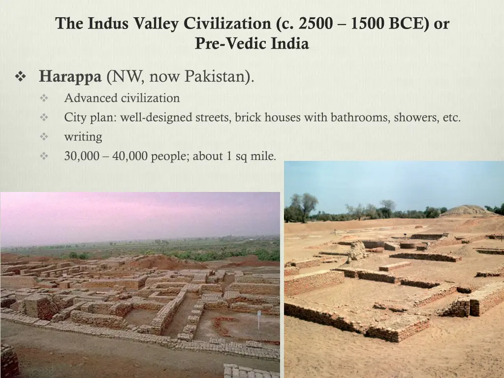 the indus valley civilization c 2500 1500 1