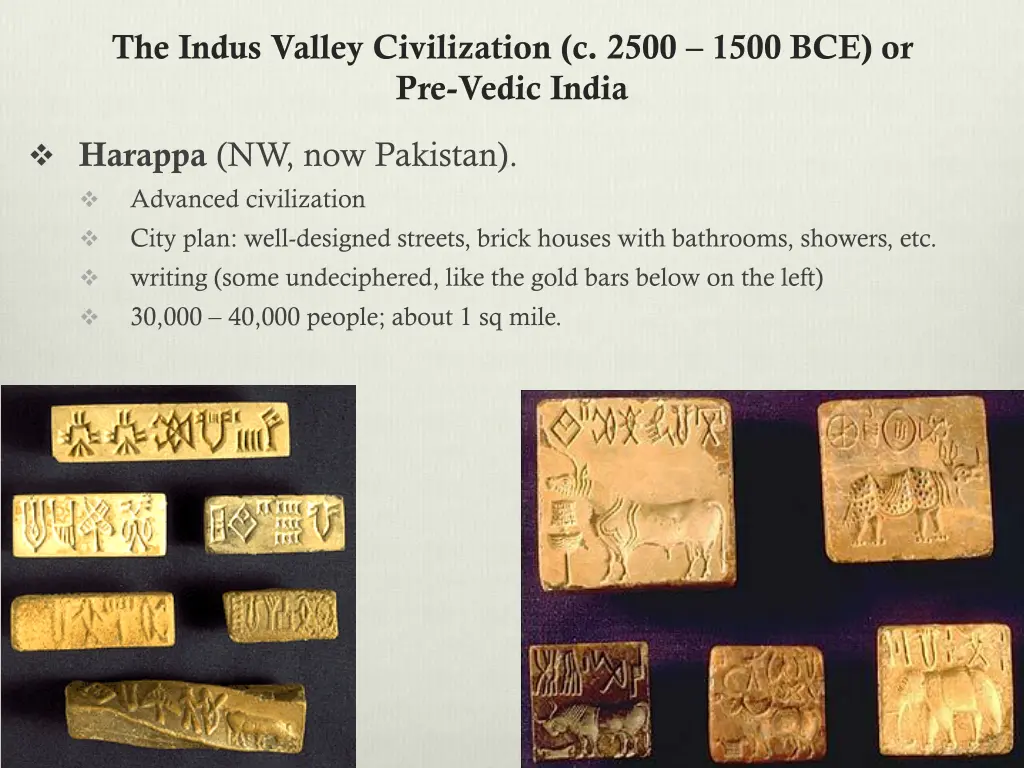 the indus valley civilization c 2500 1500 2