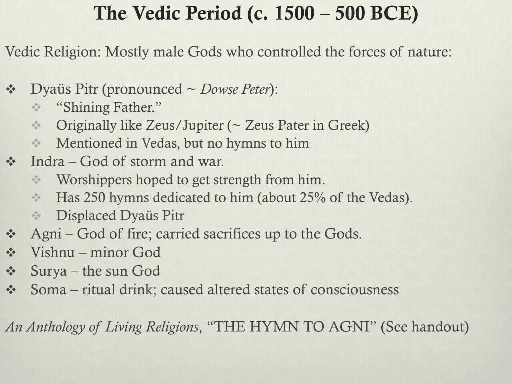 the vedic period c 1500 500 bce 1