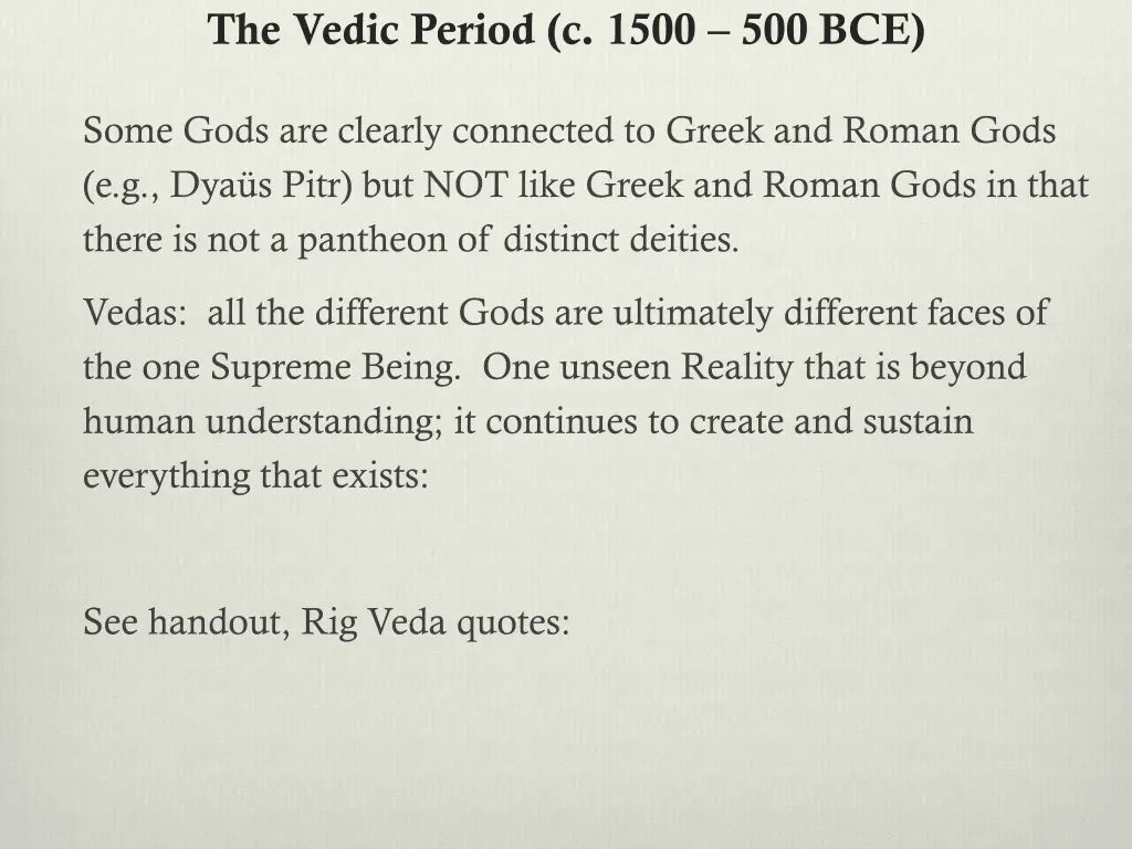 the vedic period c 1500 500 bce 2