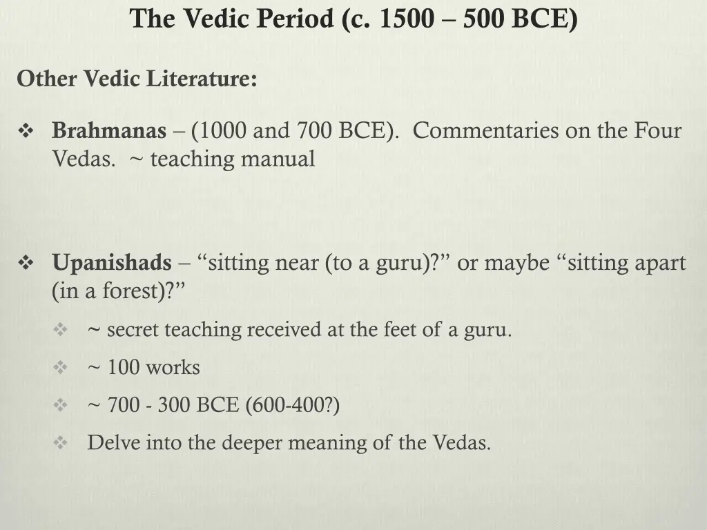 the vedic period c 1500 500 bce 8