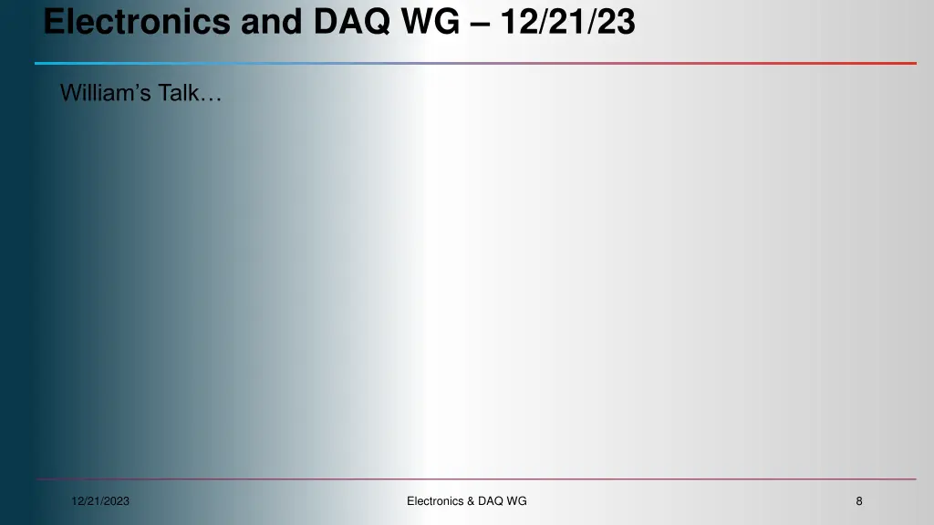 electronics and daq wg 12 21 23 6