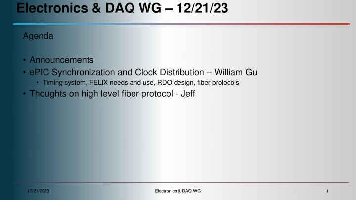 electronics daq wg 12 21 23